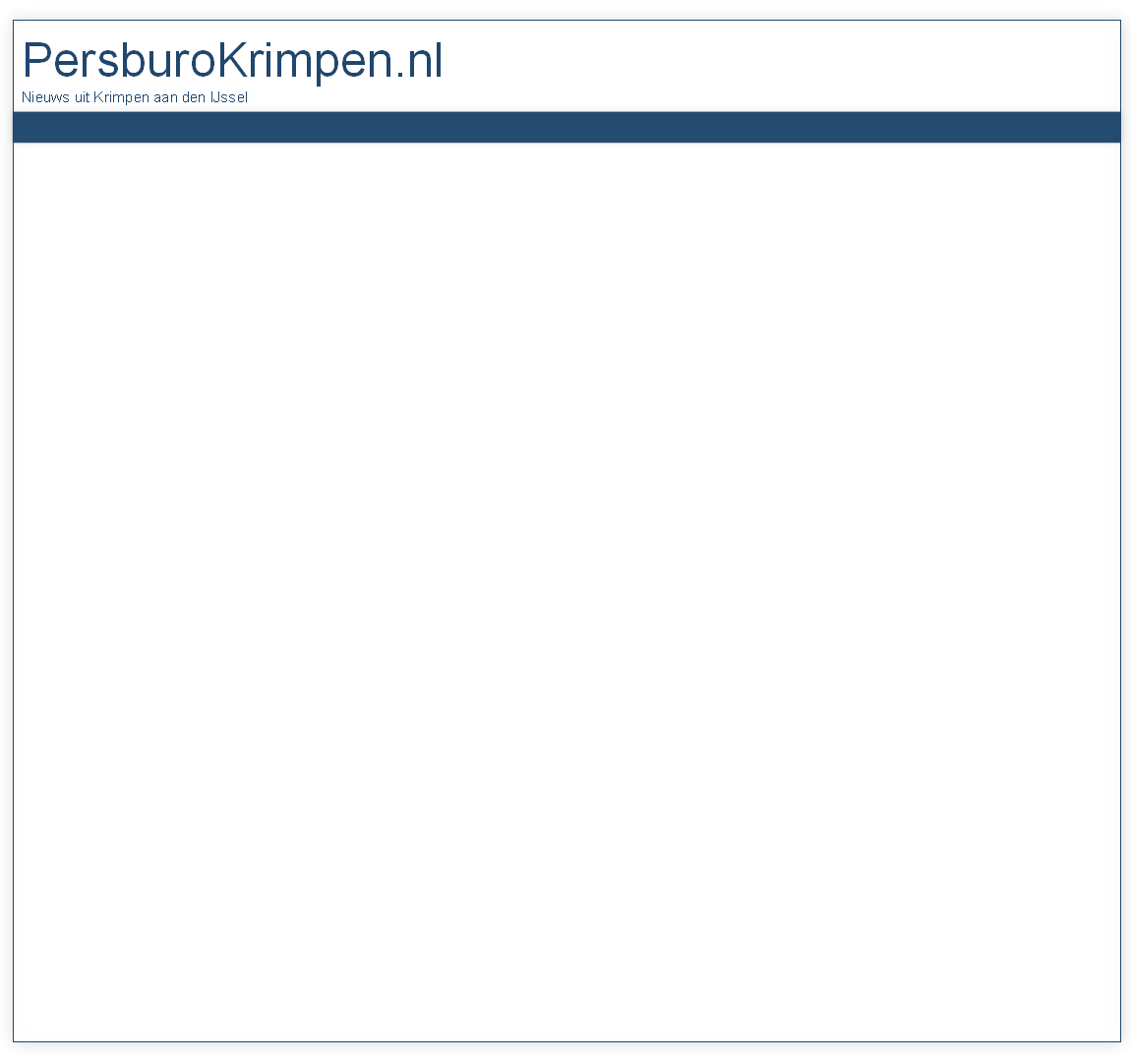 PersburoKrimpen.nl
Nieuws uit Krimpen aan den IJssel