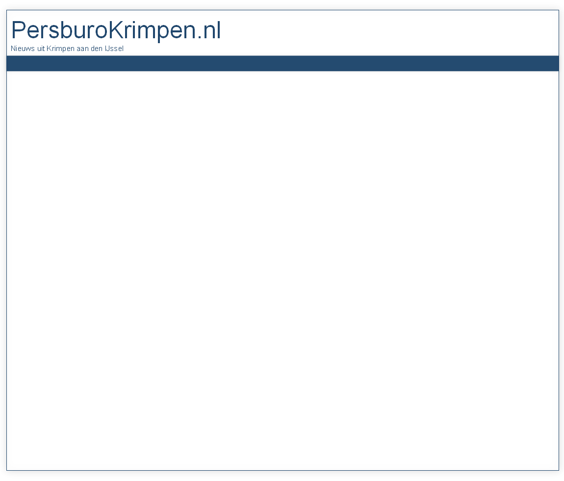 PersburoKrimpen.nl
Nieuws uit Krimpen aan den IJssel