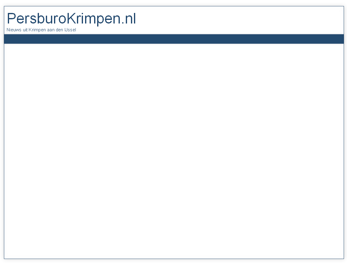 PersburoKrimpen.nl
Nieuws uit Krimpen aan den IJssel