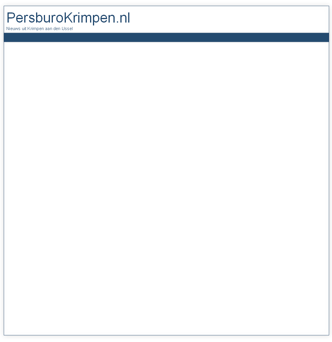 PersburoKrimpen.nl
Nieuws uit Krimpen aan den IJssel